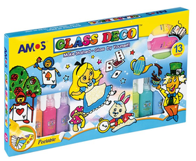 Klaasvärv Amos Galss Deco, mitmevärviline
