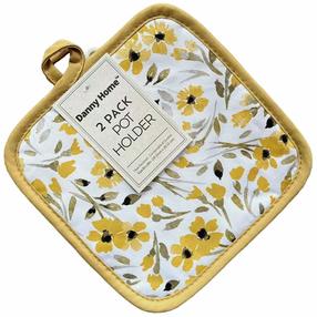 Pajalapp Danny Home Aimai 10087, 20 cm x 20 cm, kollane v., 2 tk