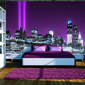 Fototapetas Artgeist Luminous Manhattan MNEW010333SAM, 105 cm x 105 cm