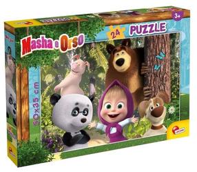 Puzle Lisciani Masha And The Bear 304-86078, 35 cm x 50 cm, 24 gab., daudzkrāsaina
