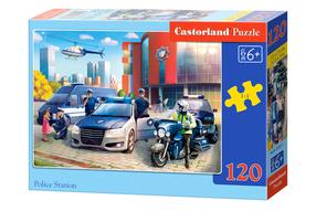 Puzle Castorland Police Station 13562, 23 cm x 32 cm, 120 gab., daudzkrāsaina