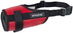 Suukorv koertele Amiplay, XS, punane v.