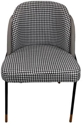Ēdamistabas krēsls MN A-460 Chair 35340020, melna krās./pelēka krās., 56 cm x 48 cm x 85 cm