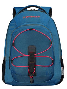 Sülearvuti seljakott Wenger Mars 16" Laptop Backpack Teal Red, sinine v./punane v., 15.6-16"
