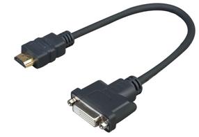 Adapteris Vivolink PROHDMIADAPDVI HDMI, DVI-D, 0.2 m, juoda sp.