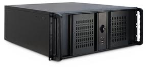 Servera korpuss Inter-Tech 4U-4098-S ATX, melna krās.