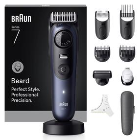 Триммер для бороды Braun 7 BT7540, синий цв.