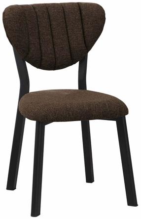 Valgomojo kėdė Kalune Design Elma 225ALN1104, matinė, ruda sp., 45 cm x 47 cm x 85 cm