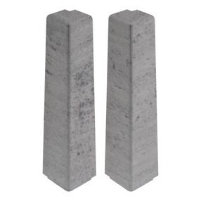 Išorinis grindjuostės kampas Cezar MasterLine80 836145, 1.72 cm x 8.15 cm, pilka sp., 2 vnt.
