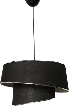 Šviestuvas kabinamas Opviq Barette 390FLH1629, E27, 1 x 60 W, sidabro sp./juoda sp. / juoda sp.