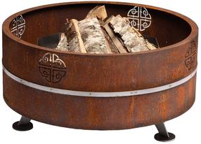 Laužavietė - ugniakuras Petteri Wiimaa GrillSymbol Lucas, 95 cm x 95 cm x 45 cm