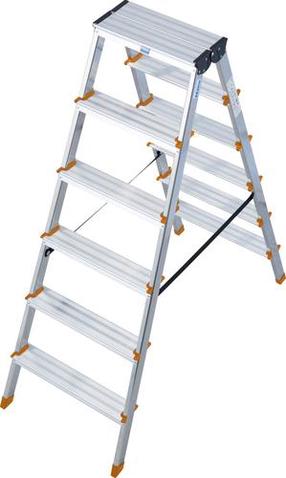 Kopėčios dvipusės buitinės Krause Dopplo Folding 2x6, 130 cm