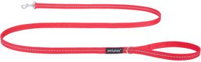 Suņu pavada Amiplay Reflective, sarkana krās., 1.5m x 1.5cm