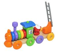 Lavinimo žaislas Tigres Funny Train, 22 cm, įvairių spalvų, 23 vnt.