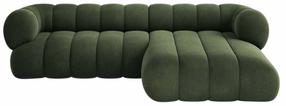 Kampinė sofa Cosmopolitan Design Koge Vogue 11, žalia sp., dešininė, 165 x 270 cm x 70 cm