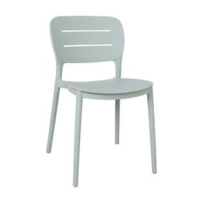 Lauko kėdė Home4you Mango, žalia sp./pilka sp., 53.5 cm x 42.5 cm x 79 cm