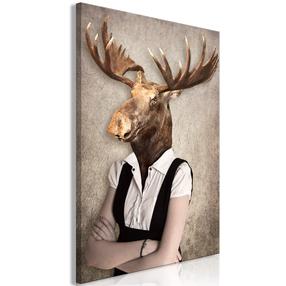 Reprodukcija Artgeist Brainy Moose, g-b-0127-b-a, 20 cm x 30 cm