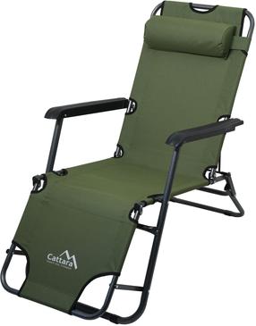 Lauko gultas Cattara Comfort, žalia sp., 155 cm x 61 cm x 24 cm