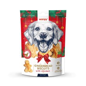 Skanėstas šunims Wanpy Gingerbread biscuits, vištiena, 0.1 kg
