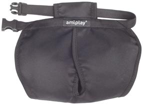 Koera püksid Amiplay, must v., S
