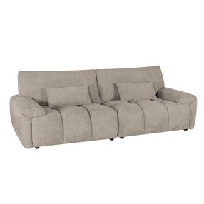 Sofa Home4you Barbara, šviesiai ruda sp., 248 x 101 cm x 89 cm