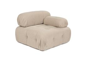 Modulinė sofa Atelier Del Sofa Doblo 1R, kreminė sp., 105 x 100 cm x 80 cm