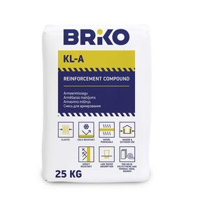 Armavimo mišinys apšiltinimo sistemų Briko KL-A, 25 kg