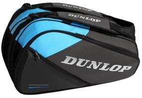 Padel mugursoma Dunlop FX Performance, melns krās./zilganzaļa (cyan) krās., 65 l