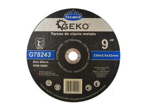 Пильный диск Geko G78243, 230 мм x 2.5 мм x 22.23 мм