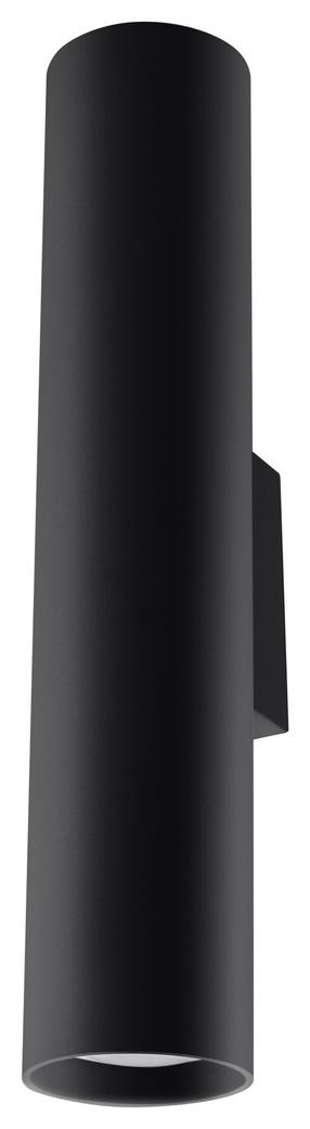 Šviestuvas sieninis Sollux Lagos 2 5902622428291, GU10, 2 x 40 W, juoda sp. / juoda sp.