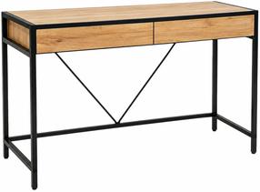 Письменный стол с ящиками Akord Furniture Factory Loft Pure, 124 см x 50 см, 80 см, oak craft цв.