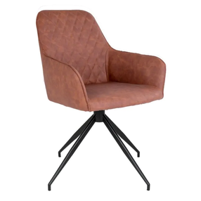 Valgomojo kėdė House Nordic Harbo, matinė, ruda sp./juoda sp., 62 cm x 56 cm x 89 cm