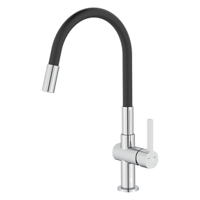 Кухонный смеситель Laveo Alita BVA_762D, черный цв./хромовый цв.