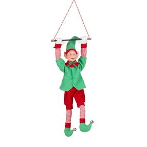 Muzikālā dekorācija Mica Elf, 65 cm, 18 cm, daudzkrāsaina