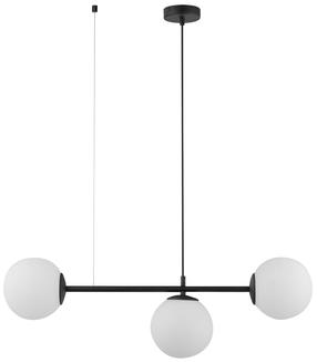 Šviestuvas kabinamas TK Lighting Celeste 3 6218, E27, 3 x 60 W, balta sp. / juoda sp.
