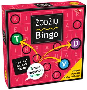 Stalo žaidimas Tactic Word Bingo Word Bingo, LT
