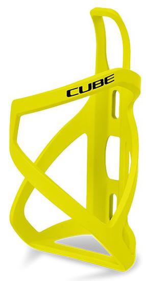 Pudeļu turētājs Cube HPP Left-Hand Sidecage BOTC216, plastmasa, matt neon yellow'n'glossy black krās.