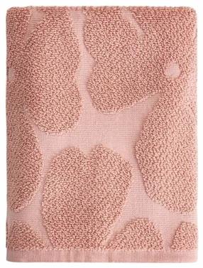  Vonios rankšluostis Homla Flores Basic 243543, rožinė sp., 90 cm x 50 cm