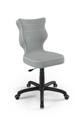 Laste töötool Petit Jasmine 03, 64 x 64 x 102.5 cm, must v./hall v.