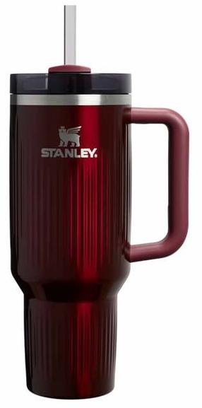 Termopudele Stanley The Quencher H2.0 Fluted Tumbler, 1.18 l, sarkanbrūna krās.