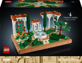 Prekė su pažeista pakuote. Konstruktorius LEGO® Icons Sodas su fontanu 10359, 1302 vnt.