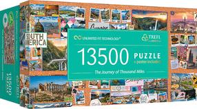 Пазл Trefl UFT The Journey of Thousand Miles 81025, 198.6 см x 137.6 см, 13500 шт., многоцветный