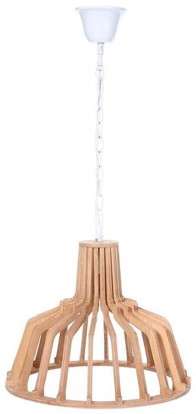 Šviestuvas kabinamas Kayoom Lucerna 280, E27, 1 x 40 W, medienos sp. / balta sp.