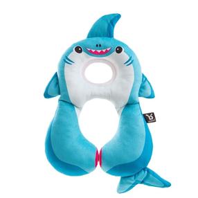 Ceļojumu spilvens, bērnišķīgi BenBat Shark, zila krās.