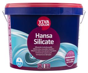 Фасадная краска Vivacolor Hansa Silicate, белый цв., 9 л