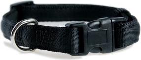 Kaelarihm koertele Zolux Cushion, must v., 270 - 370 mm x 15 mm, 27-37