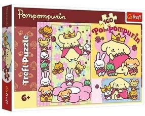 Puzle Trefl Pompompurin and the Sweetest Day, 41 cm x 27 cm, 160 gab.