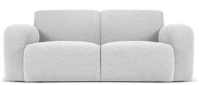 Sofa Micadoni Home Molino MIC_2S_101_F1_MOLINO6, šviesiai pilka sp., 95 x 170 cm x 72 cm