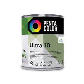 Dispersiniai dažai Pentacolor Ultra 10, balta sp., 1 l