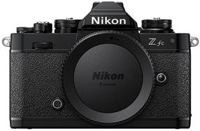 Bezspoguļa kamera Nikon Z fc, melna krās.
